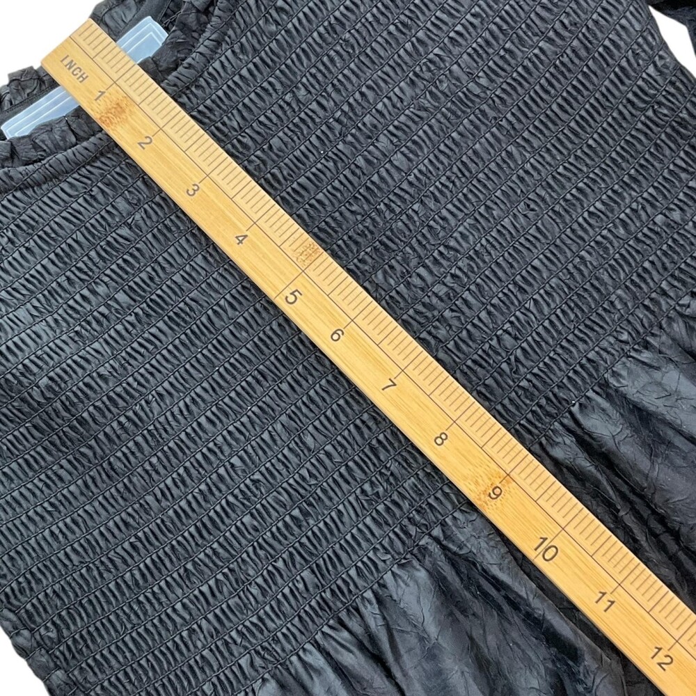 NWT Hill House The Emily Nap Dress Small Maxi Crushed Taffeta Long Sleeve Smock - Picture 12 of 16